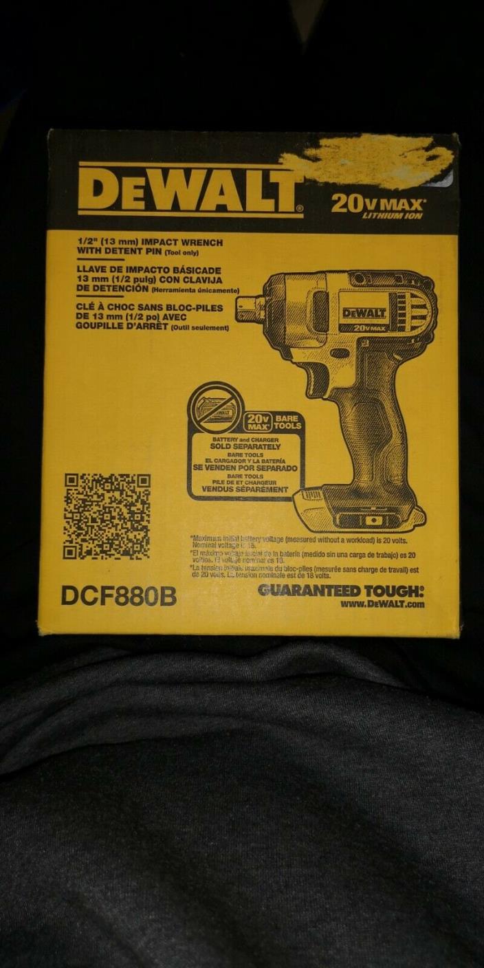 Brand New In Box DeWalt 20v Max Lithium Ion 1/2