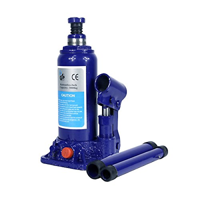 3 Ton Hydraulic Bottle Jack With Safety Valve Blue Car Jack - 3 Ton Capacity/ZBN
