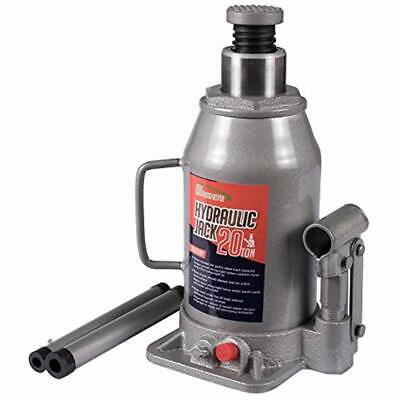 Hydraulic Jacks Bottle 20 Ton Capacity Grey Home Improvement