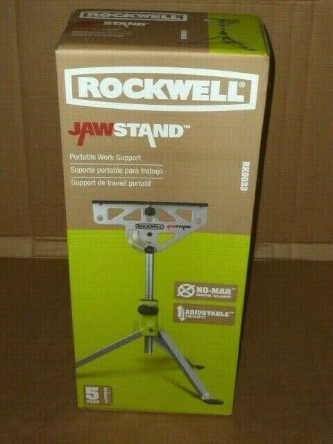 NEW Rockwell Jaw Stand Portable Work Support Clamp Stand Brace RK9033 Jawstand