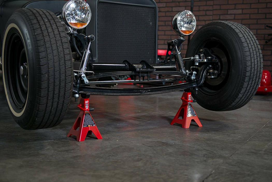 Jack Steel 2 Ton Car Stands Lift Floor Pair Car Double-Locking Fast Shipping New