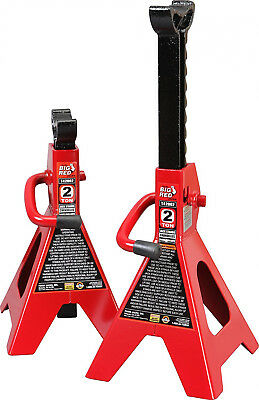 Torin Big Red Steel Jack Stands 2 Ton Capacity 1 Pair Lightweight Car Vehicle