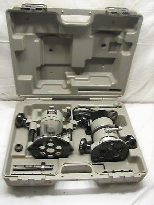 Porter Cable Heavy Duty Router 6902 w/Base 1001 Plunge 6931 Guide