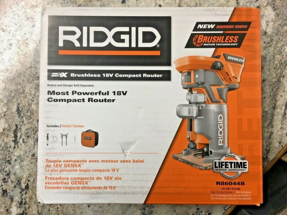 18-Volt Cordless Brushless 1/4 in. Compact Router with Fixed Base and Tool Free