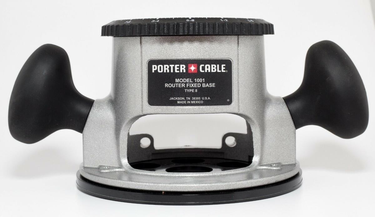 Porter-Cable model 1001 fixed router base