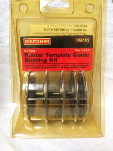 Craftsman Router Template Guide Bushing Kit 925083