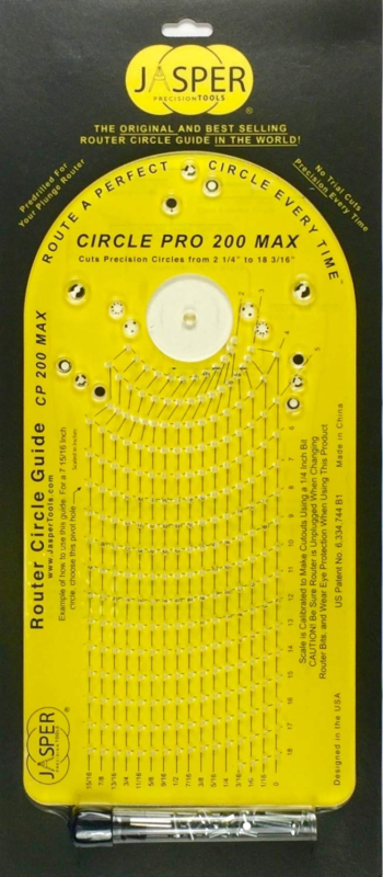 Jasper 200J Model 200 Circle Cutting Jig for Plunge Router