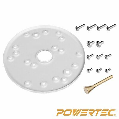 POWERTEC 71022 6-1/2-Inch Universal Router Plate