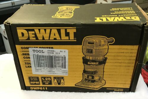 DEWALT DWP611 1.25 HP Max Torque Variable Speed Compact Router/BRAND NEW/In Box