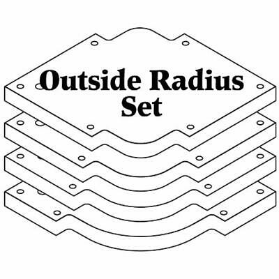 3650 Outside Radius Set - Router Templates
