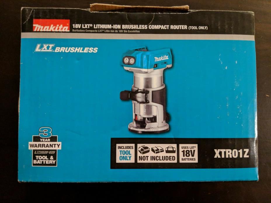 NIB XTR01Z 18V LXT LITHIUM-ION BRUSHLESS COMPACT ROUTER  TOOL ONLY