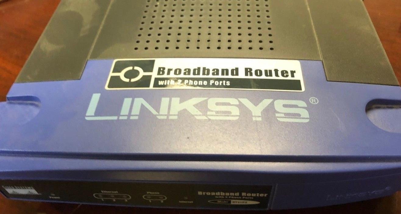 Linksys Broadband Firewall Router with 2 phone ports