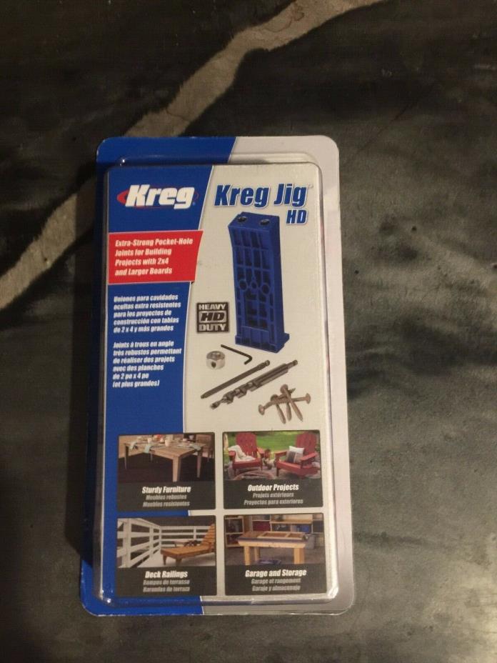 KREG  Tool KJHD  Duty Hole Deck Screw Jig Kit 6