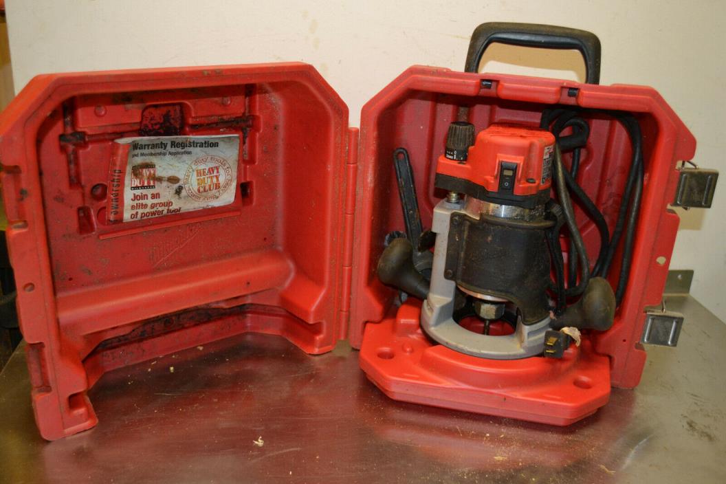 Milwaukee 5615-29 11 AMP Heavy Duty Router (HE3001194) router motor with case