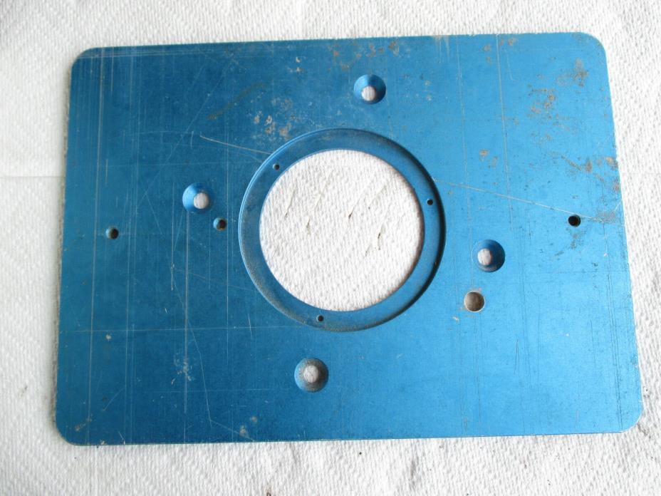 Aluminum Router Table Plate. 7 15/16