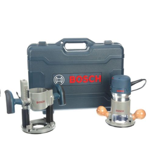 Bosch 12 Amp 2.25 HP Combo Plunge & Fixed-Base Router 1617EVSPK New woodworking