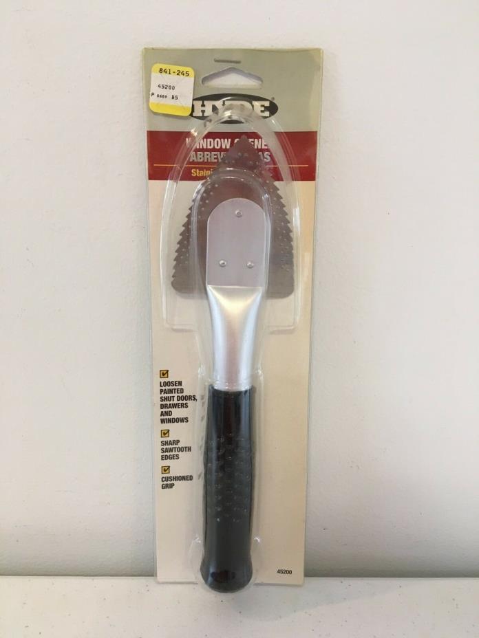 NEW Hyde Stainless Steel Blade Window Drawer Door Opener Tool Model 45200