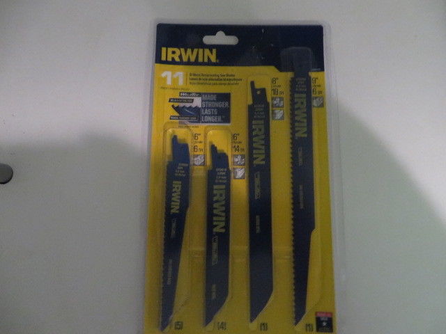 Irwin 11piece Bi-Metal Reciprocating Saw Blade  (4935496)