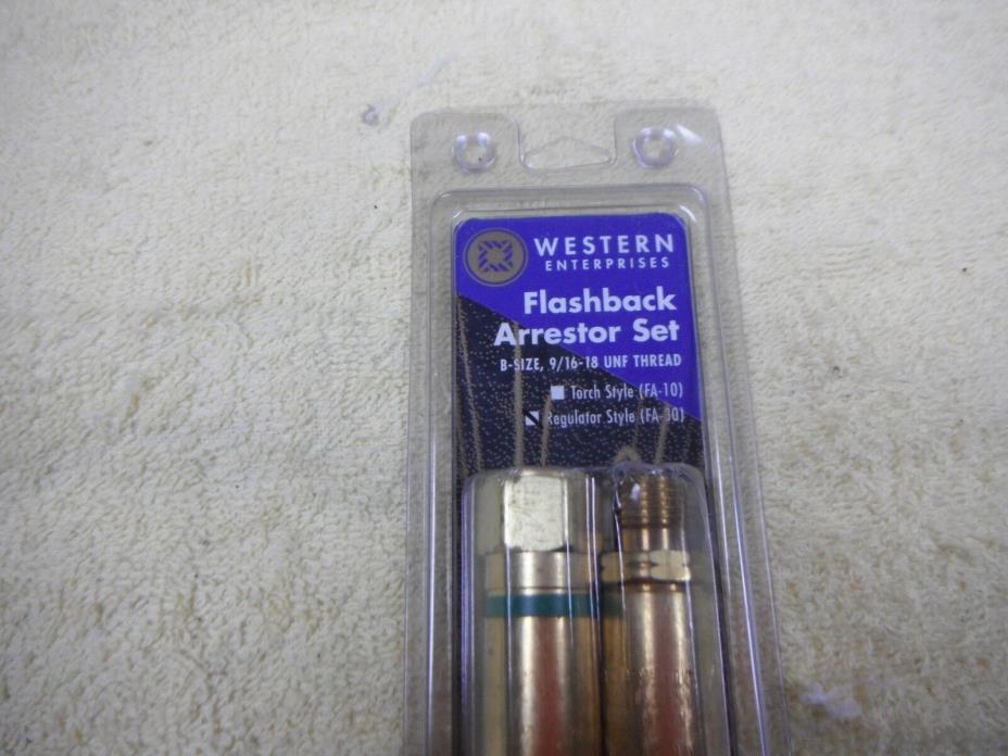 Western Enterprises Flashback Arrestor Sets - FA-30 - SEPTLS312FA30