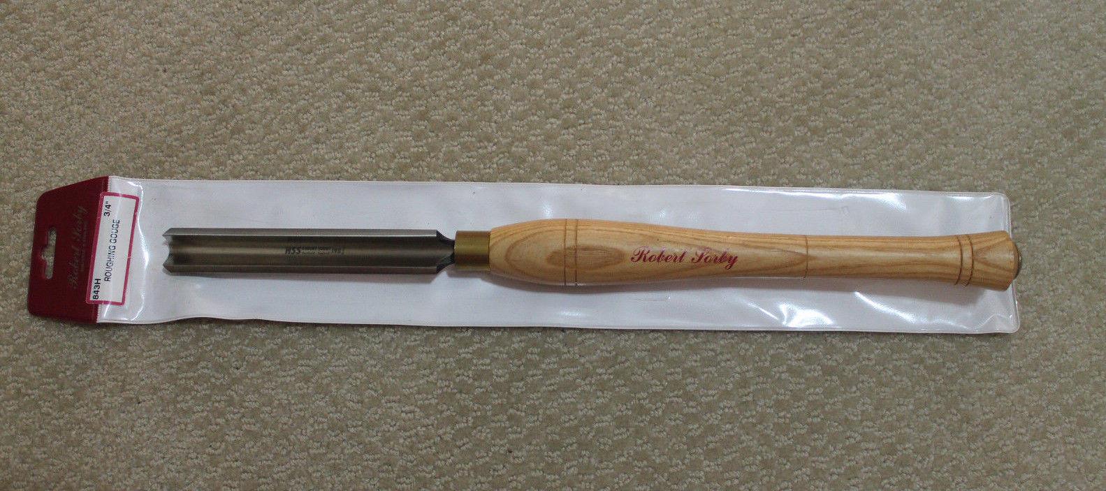ROBERT SORBY 843H 3/4 HSS Roughing Gouge Lathe Woodworking Tool New