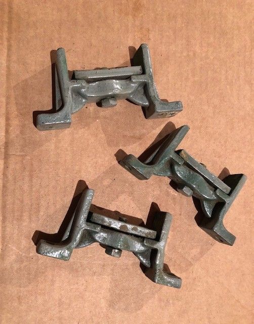 Vintage Walker Turner Driver Line Lathe Bed Legs Feet