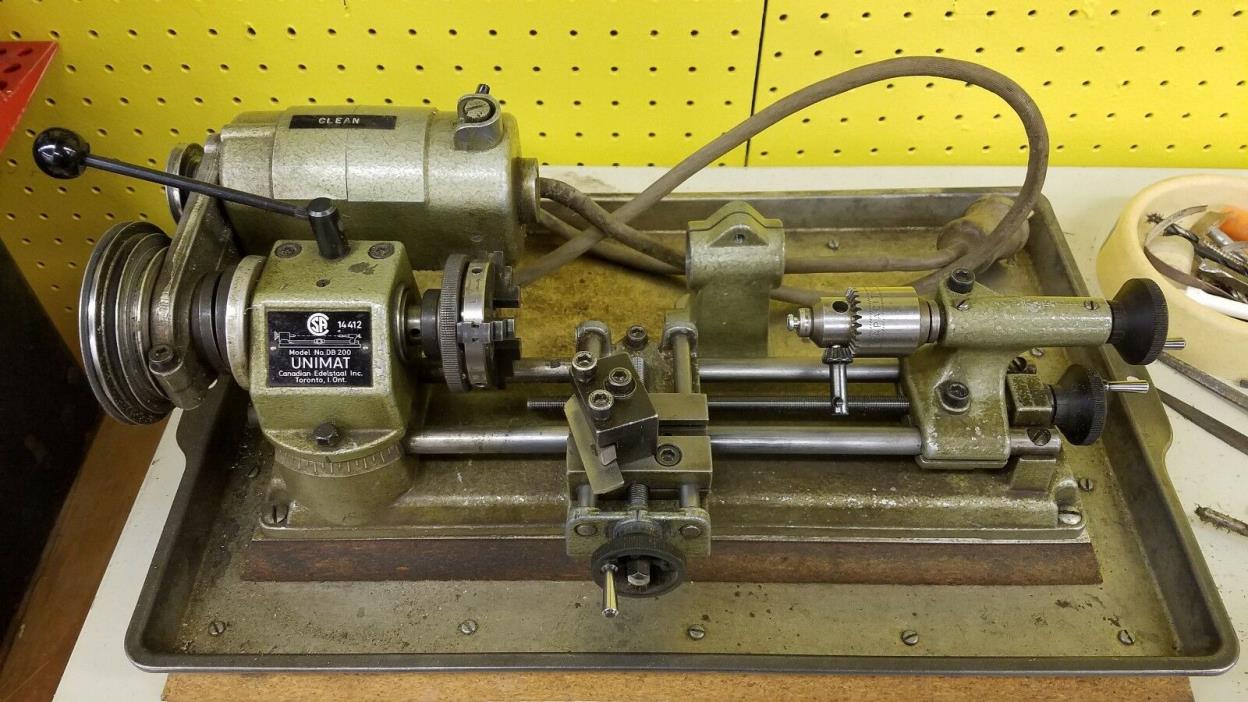 Unimat-SL - Watchmakers, or Jewelers Lathe - Model DB-200 - Very Good Condition