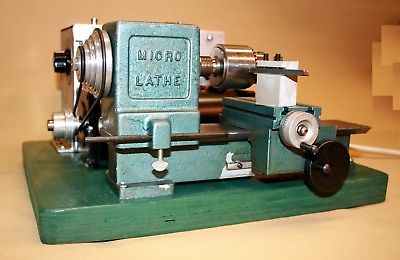 Vintage - Micro Lathe - Jewelers or Watchmakers - 90 volt DC - Variable Speed