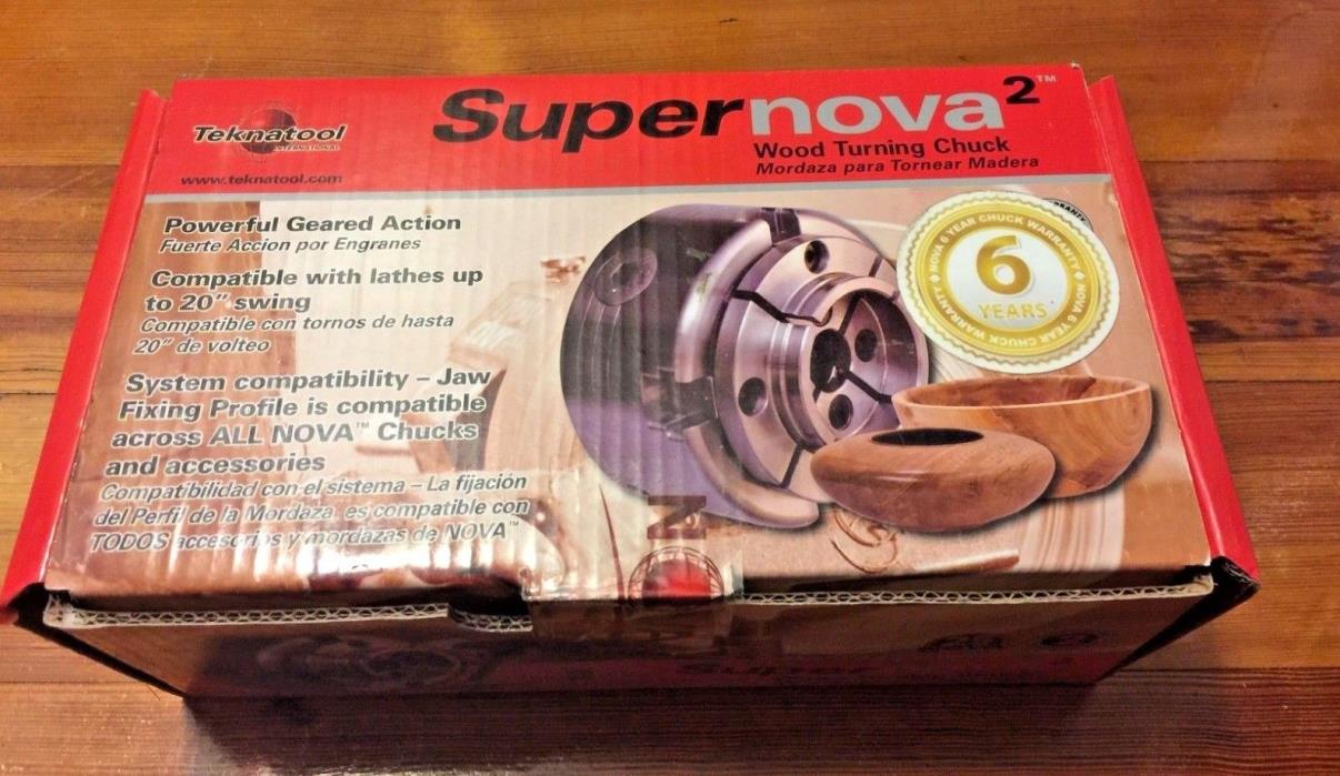 Nova Lathes 23055 SuperNOVA2 Wood Turning Chuck Insert Type BRAND New