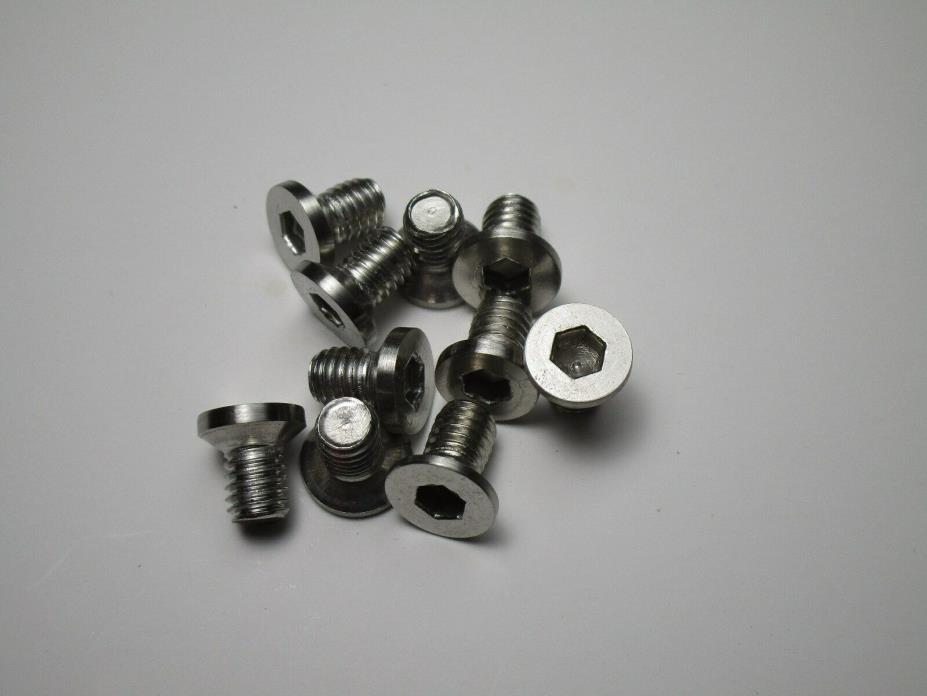 Nova Chuck Jaw Screws(10) Stainless Steel M6 x 10mm-Machined Perfect Replacement