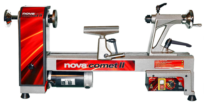 NOVA 46300 Comet II Variable Speed Mini Lathe 12-Inch x 16 1/2-Inch