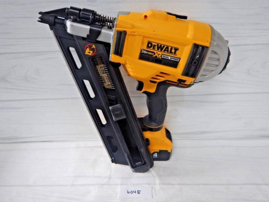 DEWALT -DCN692M1 20-Volt MAX Cordless Brushless  33-Degree Framing Nailer (604E)