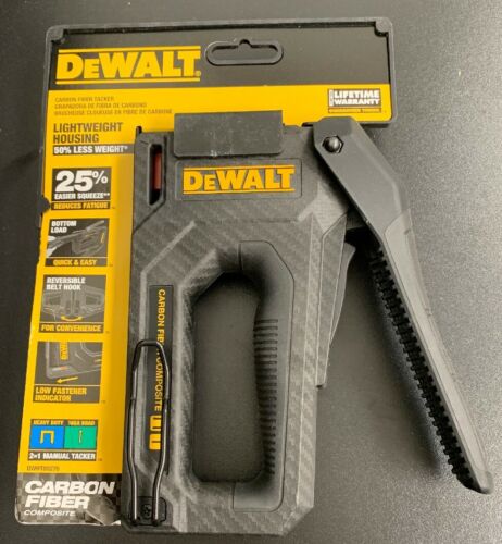 Dewalt Carbon Fiber Composite Tacker Stapler DWHT80276