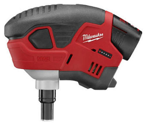 Milwaukee: 2458-21: M12 Red Lithium Cordless Palm Nailer Kit