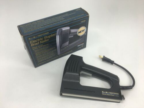 Sears Best Craftsman Electric Stapler Brad Nailer # 68481