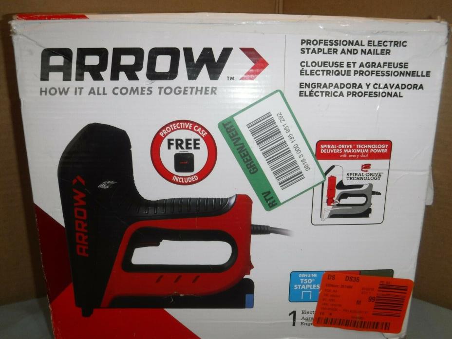 Arrow T50AC-R Professional Heavy Duty Electric Stapler And Nailer Upholstery