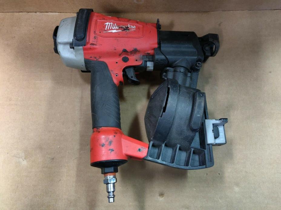 Not Working For Parts or Repair Milwaukee 7220-20 Pneumatic Coil Roofing Nailer