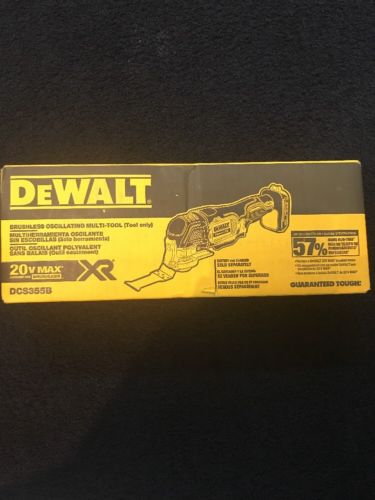 DeWalt DCS355B 20V MAX* XR CORDLESS OSCILLATING MULTI-TOOL (TOOL ONLY) NEW