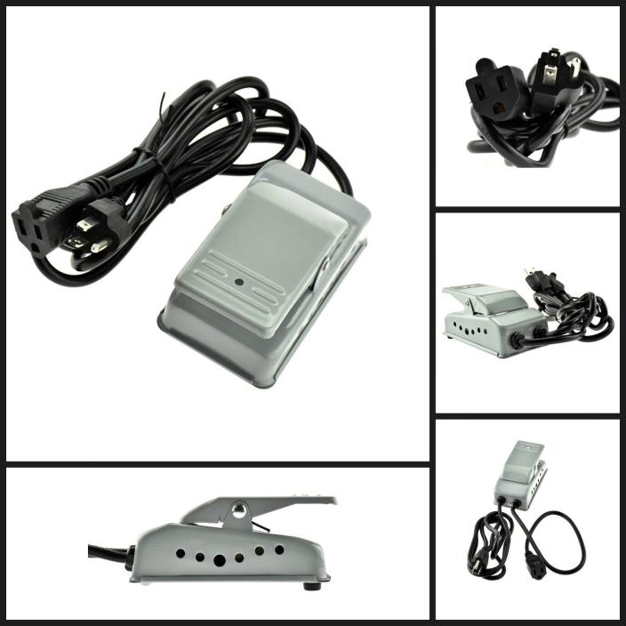 Foot Pedal Control Switch For Compatible Power Tools 110V 120V 60Hz Wire 71 Inch
