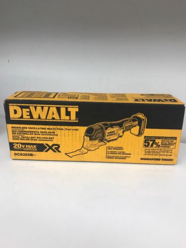 DeWalt DCS355B 20V Max XR Cordless Oscillating Multi Tool - Bare Tool New!