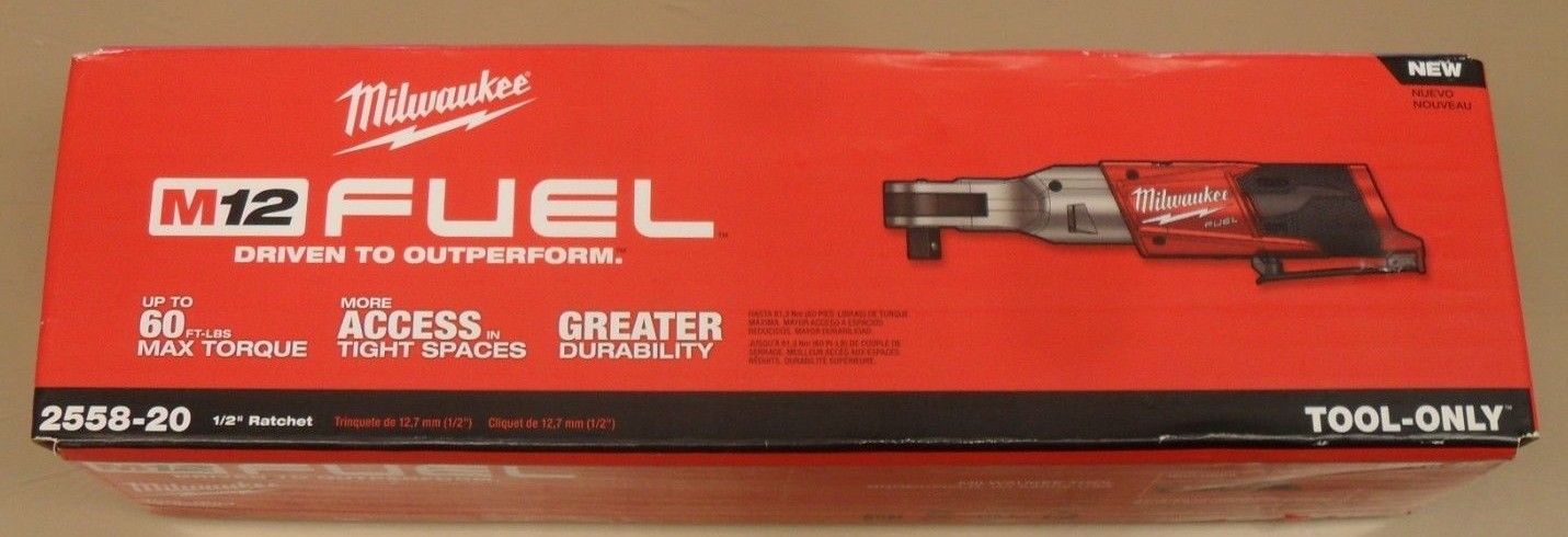 Milwaukee 2558-20 M12 Cordless Ratchet 1/2