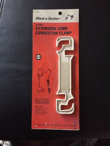 Black And Decker Vintage Extension Cord Clamp