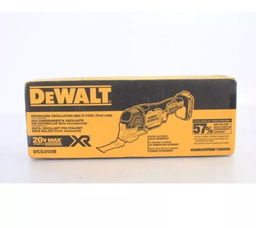 New Dewalt DCS355B 20V 20 Volt Max XR Brushless Cordless Oscillating Multi Tool