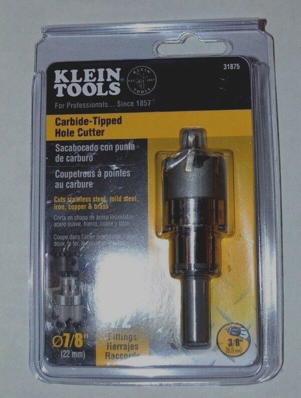 Klein Tools # 31875 7/8 in. Carbide Hole Cutter