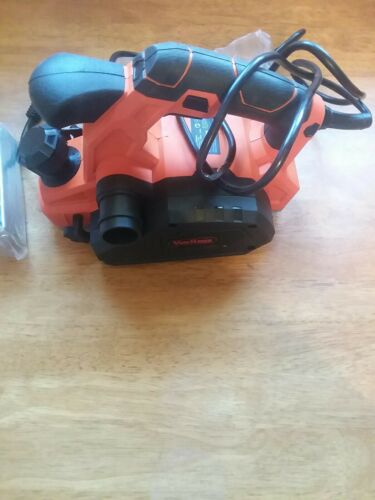 VonHaus 7.5 Amp Electric Handheld Wood Planer Woodworking with 2 Spare Blades