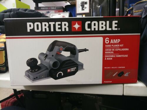 Porter-Cable PC60THP 6 Amp Hand Planer w/ Dual Side Dust Extraction New