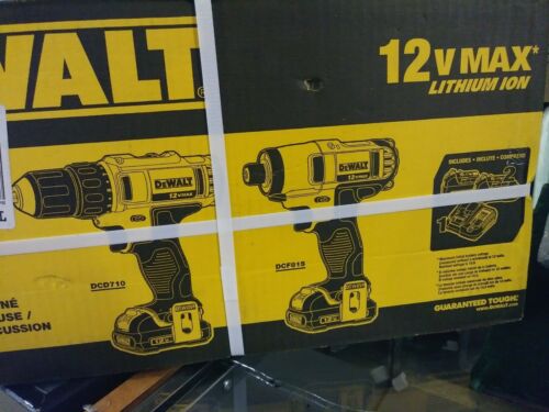 DEWALT DCK211S2 12V Lithium Ion Drill/Impact Combo Kit