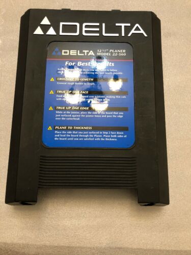 delta 22-560 planer side cover Part # 903308 And Label