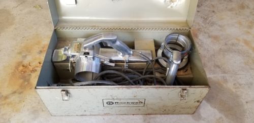 Vintage Porter Cable Rockwell 150P 150B 150M Planer Router Motor &bits &toolbox