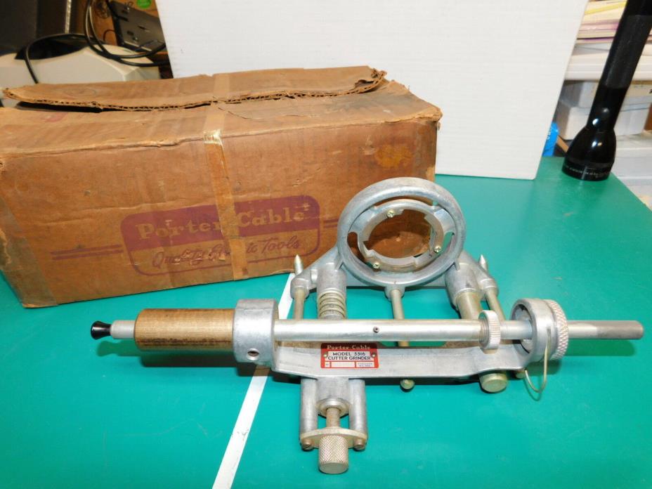 Vintage Porter Cable Plane Plane / Sharpening Attachment  Model 5516 in Box