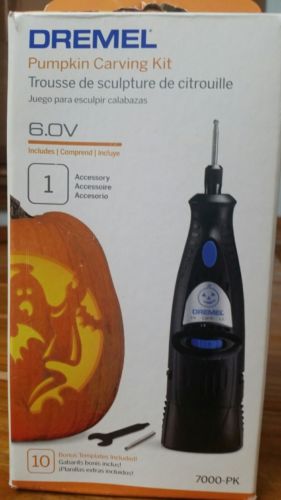 Dremel 6.0V HALLOWEEN Pumpkin Carving Kit- 10 Bonus Templates